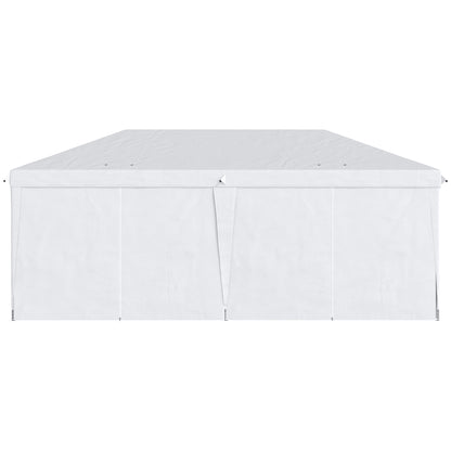 Outsunny Carpa Plegable 5,85x2,95x2,7 M Con 4 Paneles 4 Ventanas Blanco_4