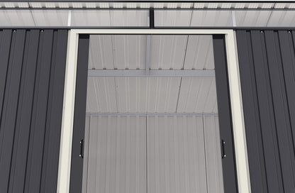 Duramax - Caseta Jardín - Top Shed Pentroof 8x6 - Metal - Color Gris Antracita_4