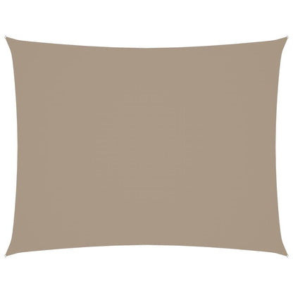 Vidaxl Toldo De Vela Rectangular Tela Oxford Gris Taupe 2x3,5 M_0