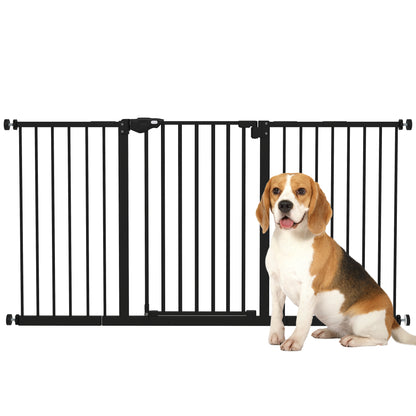 Pawhut Barrera De Seguridad Para Perros Extensible 74-147_0