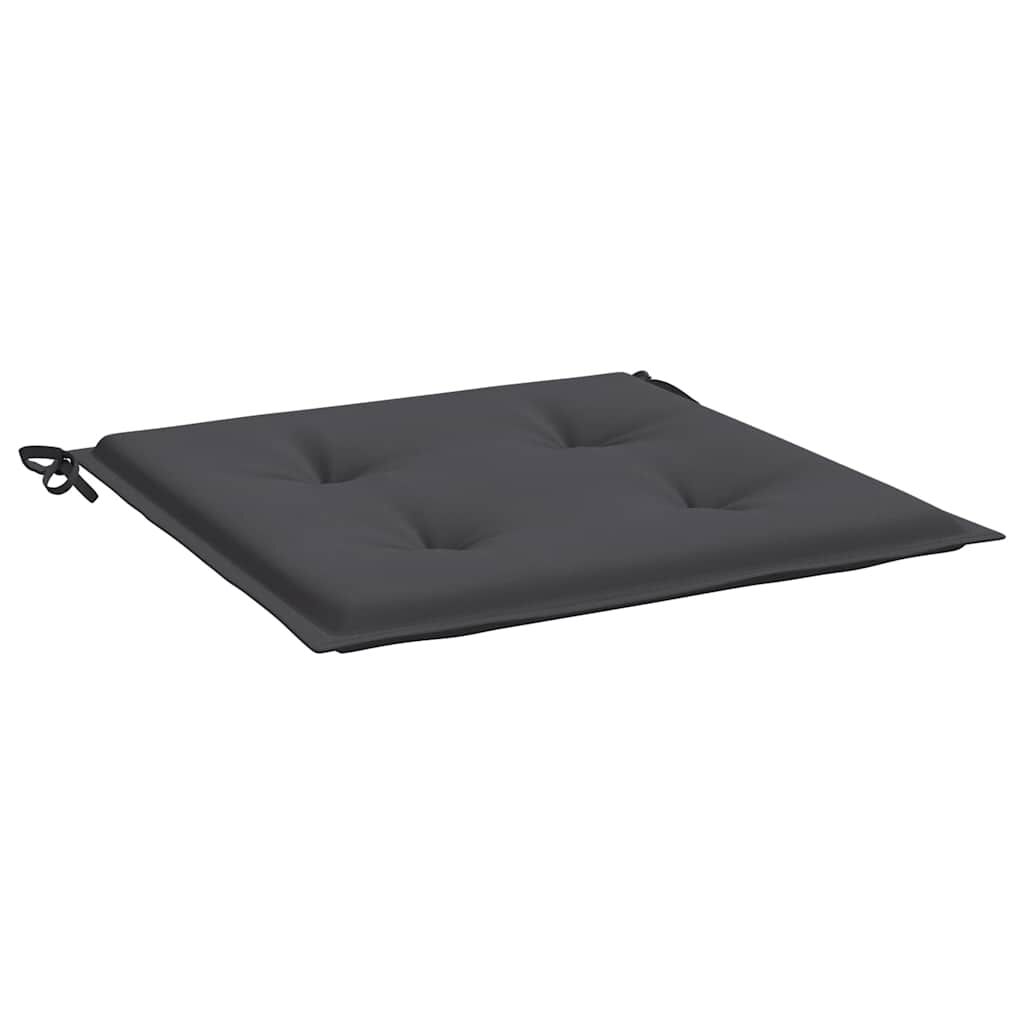 Vidaxl Cojines Silla De Jardín 4 Uds Tela Oxford Antracita 50x50x4 Cm_3