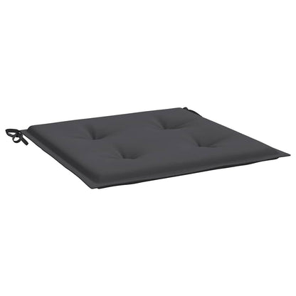 Vidaxl Cojines Silla De Jardín 4 Uds Tela Oxford Antracita 50x50x4 Cm_3