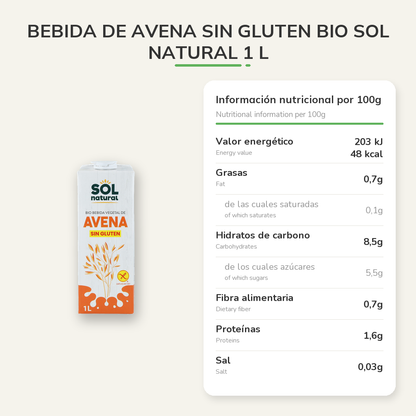 Información nutricional