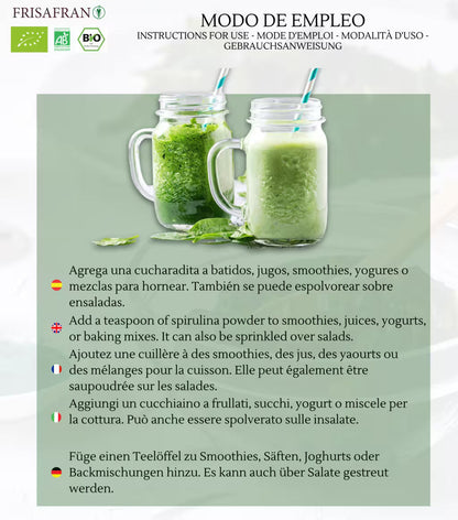 Chlorella Ecológica En Polvo - Calidad Y Sabor | Frisafran 200 G_3