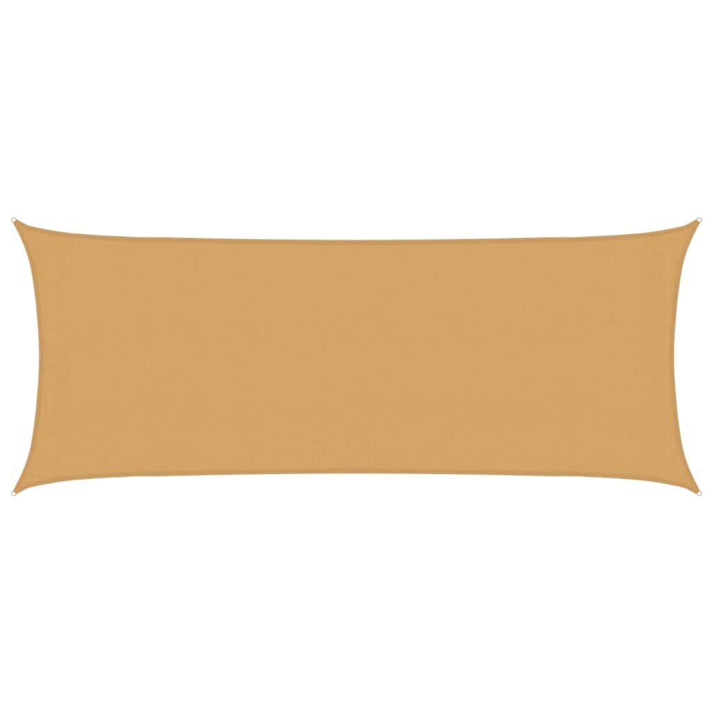 Vidaxl Toldo De Vela Rectangular Hdpe Arena 160 G/m² 2x5 M_0
