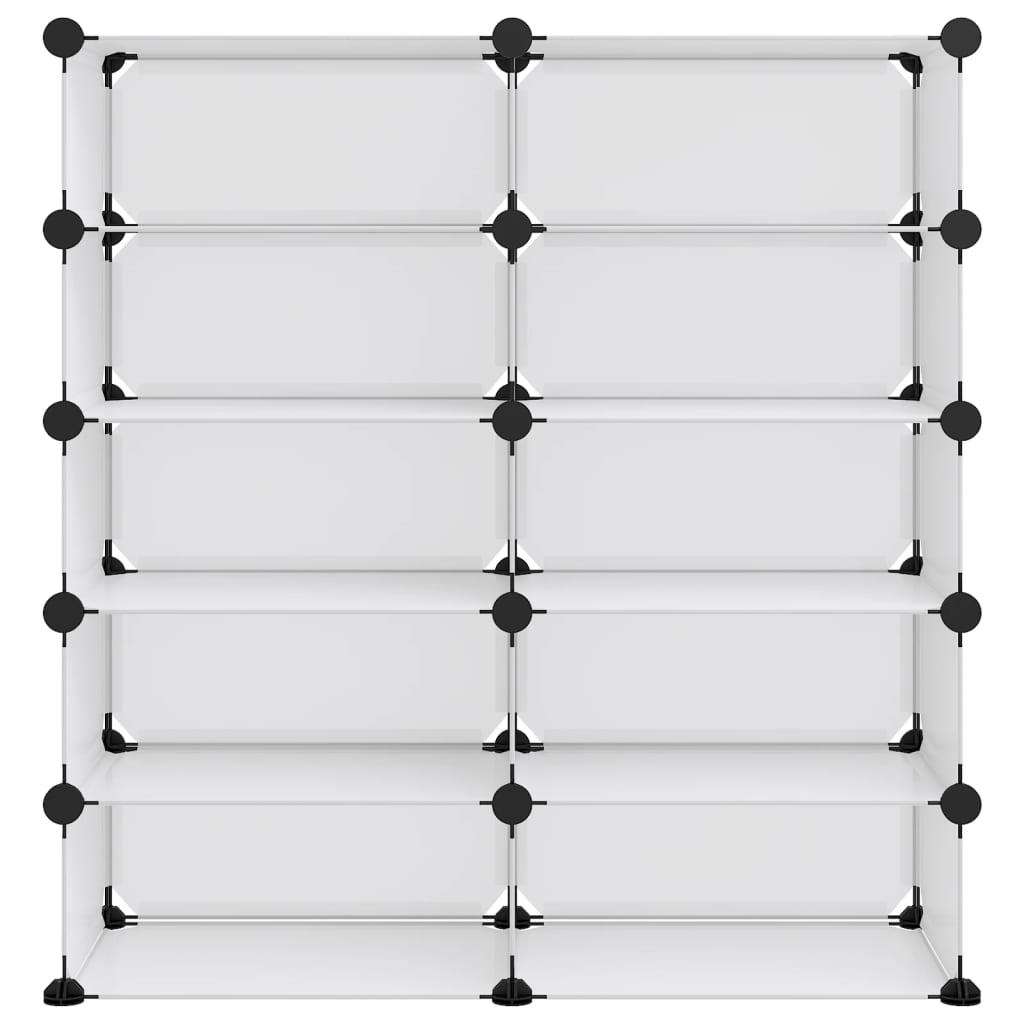 Zapatero Pp Transparente 84x32x88,5 Cm / Vetonek_0
