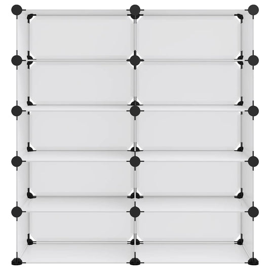 Zapatero Pp Transparente 84x32x88,5 Cm / Vetonek_0