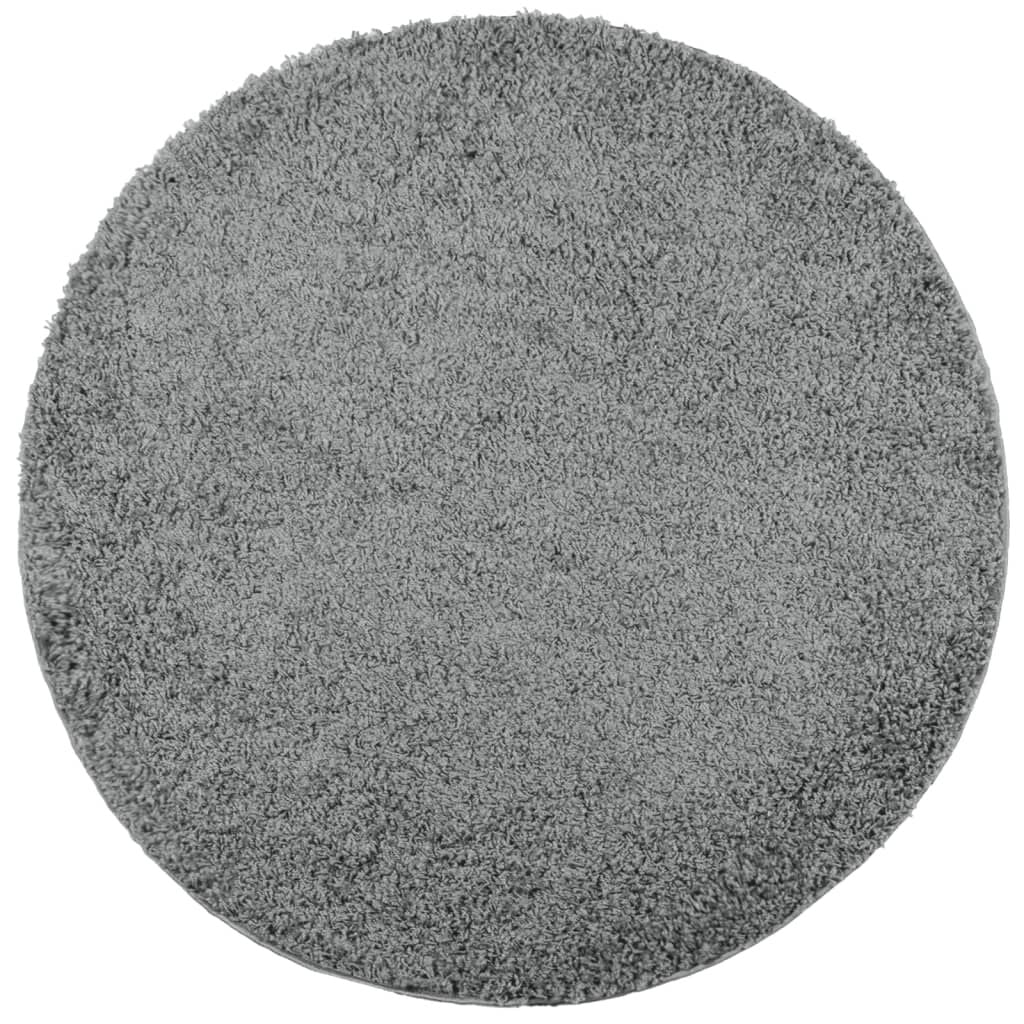 Vidaxl Alfombra De Pelo Largo Moderna Verde Ø 80 Cm_0