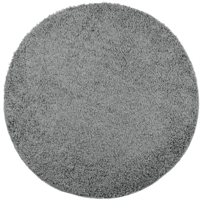 Vidaxl Alfombra De Pelo Largo Moderna Verde Ø 80 Cm_0