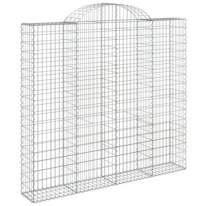 Cestas De Gaviones 5 Uds Forma De Arco Hierro 200x30x180/200 Cm_2