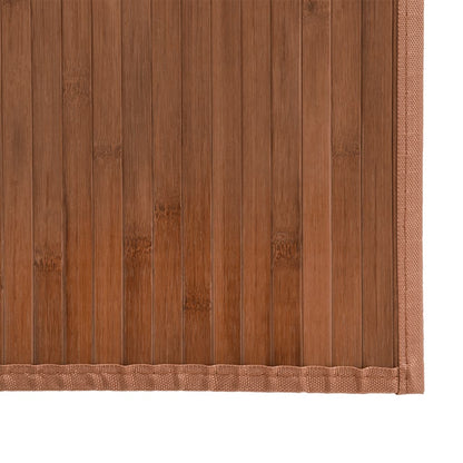 Alfombra Rectangular Bambú Marrón 80x500 Cm / Vetonek_4
