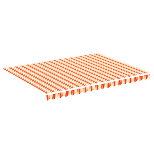 Tela De Repuesto Para Toldo Amarillo Y Naranja 4x3 M Poliéster_0