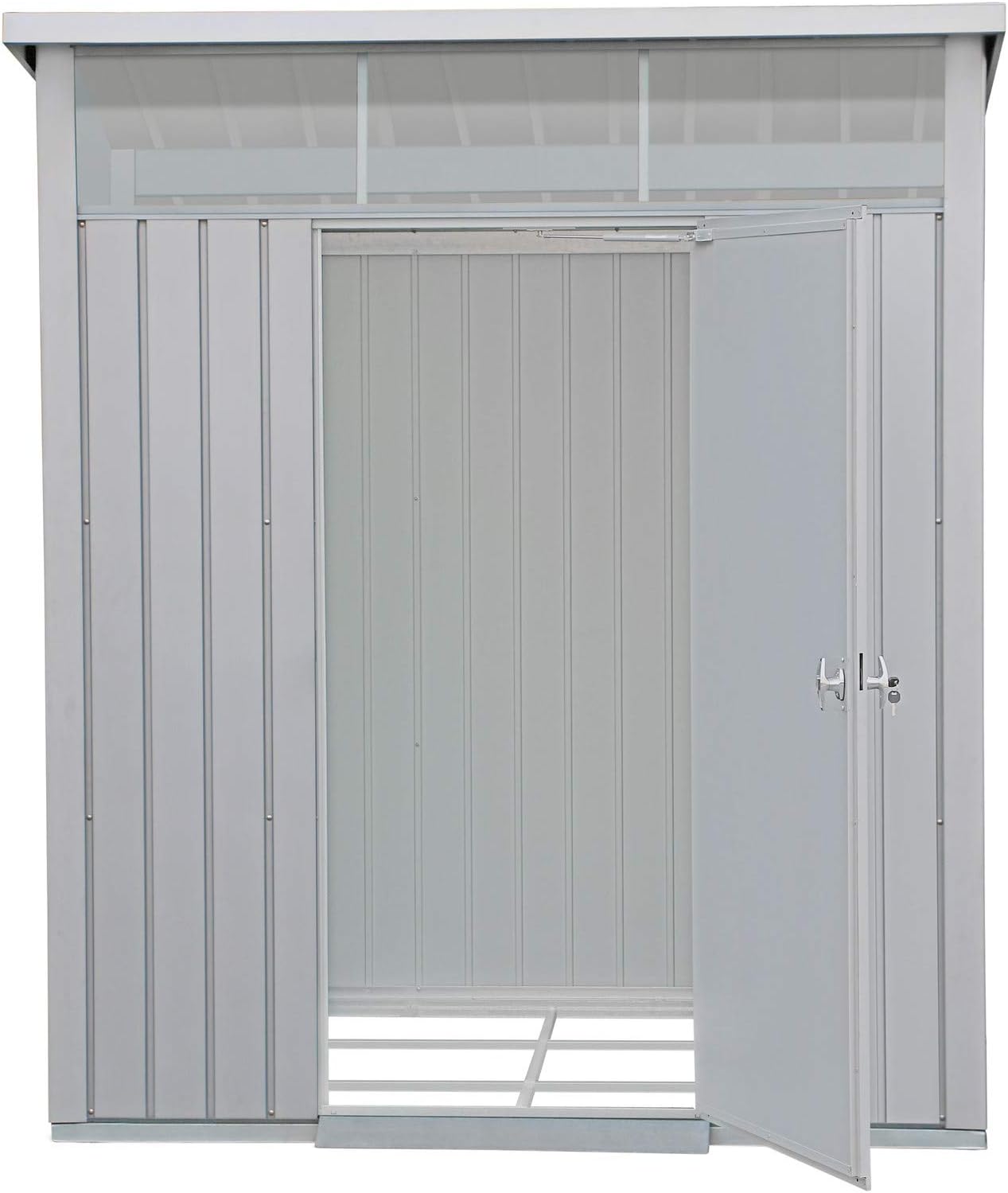 Duramax - Caseta Jardín - Palladium 6x5 - Metal - Color Gris Plata_3