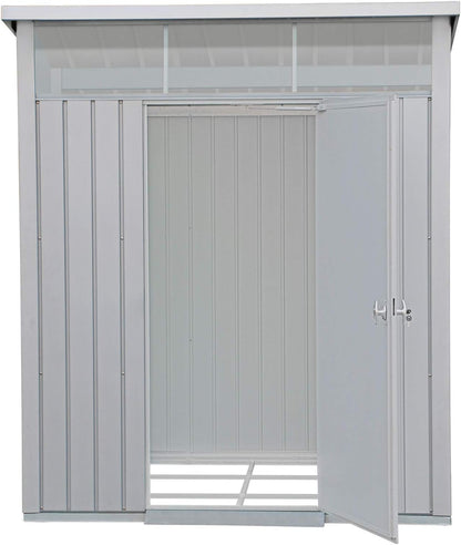 Duramax - Caseta Jardín - Palladium 6x5 - Metal - Color Gris Plata_3