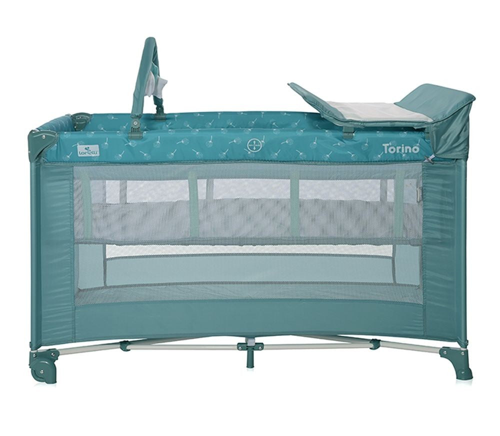 Cuna De Viaje Con Cambiador Torino Plus (2 Niveles) Artic Floral_1