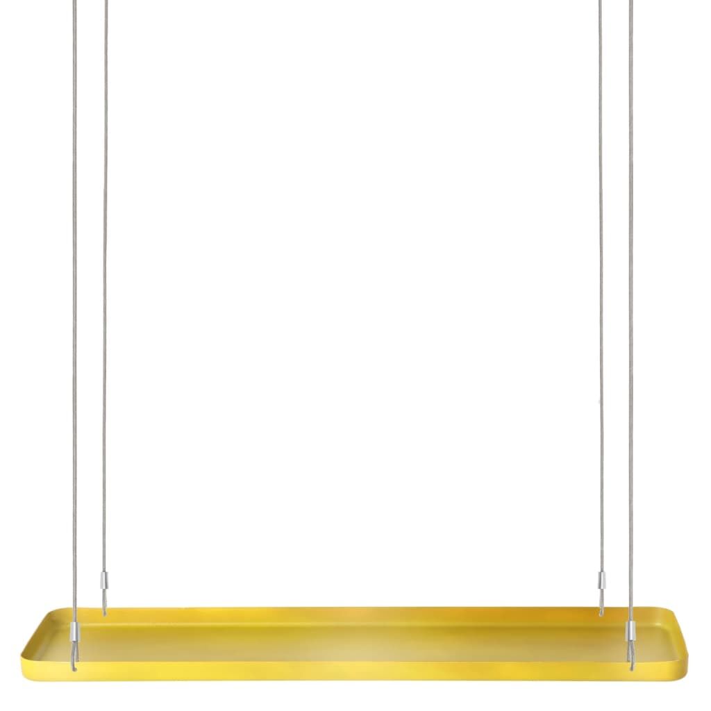 Esschert Design Bandeja Colgante Para Plantas Rectangular Dorada L_0