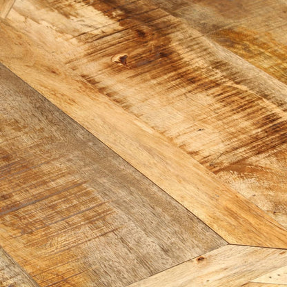 Mesa De Comedor Madera Maciza De Mango Sin Tratar Ø150x76 Cm_3