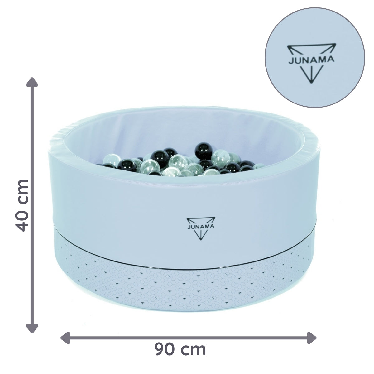 Junama Piscina De Bolas Polipiel Con 200 Pelotas_5