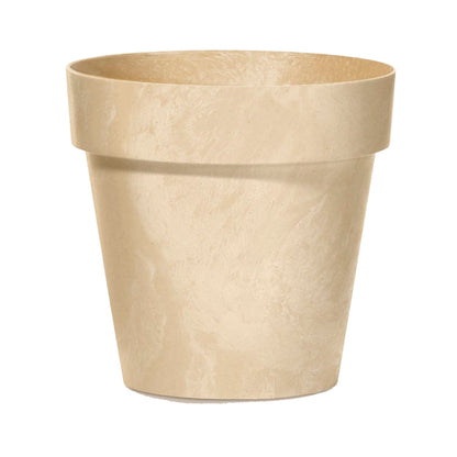 Maceta Cube Beton Effect 0,6l., Dimensiones (mm) 110x110x97, Color Crema_0