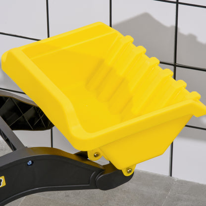 Tractor Infantil Homcom Pp, Pvc, Metal Amarillo 114x41x52 Cm_4