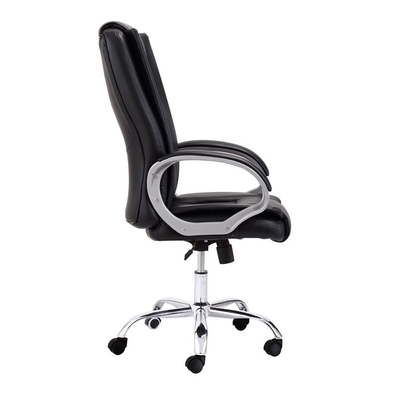 Silla De Oficina Atlas Tapizado, Blanco, 68 X 114–122 X 64_5