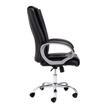 Silla De Oficina Atlas Tapizado, Blanco, 68 X 114–122 X 64_5