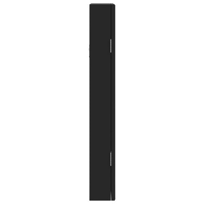 Vidaxl Espejo Con Joyero Y Luces Led Para Pared Negro_5