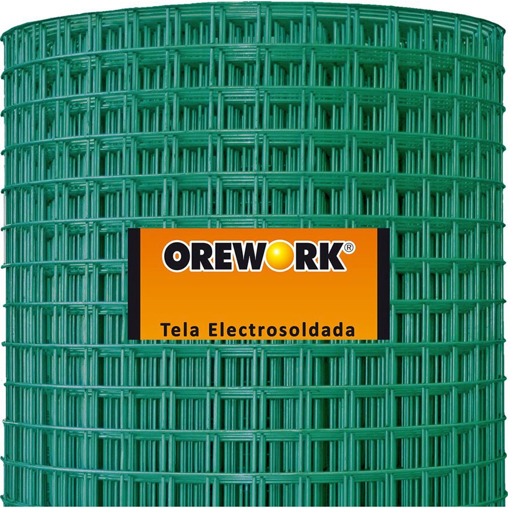 Malla Soldada Plastificada Verde - 19x19 Mm - Ø 1,4 Mm - 1x25 M_0