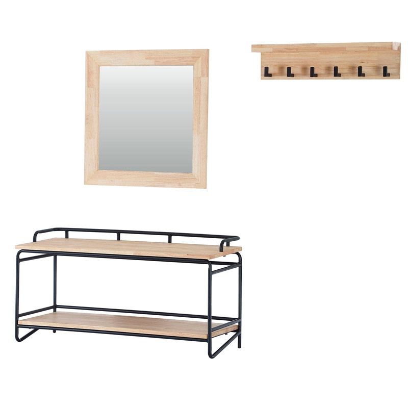 Mueble De Recibidor Bajo Industrial_4