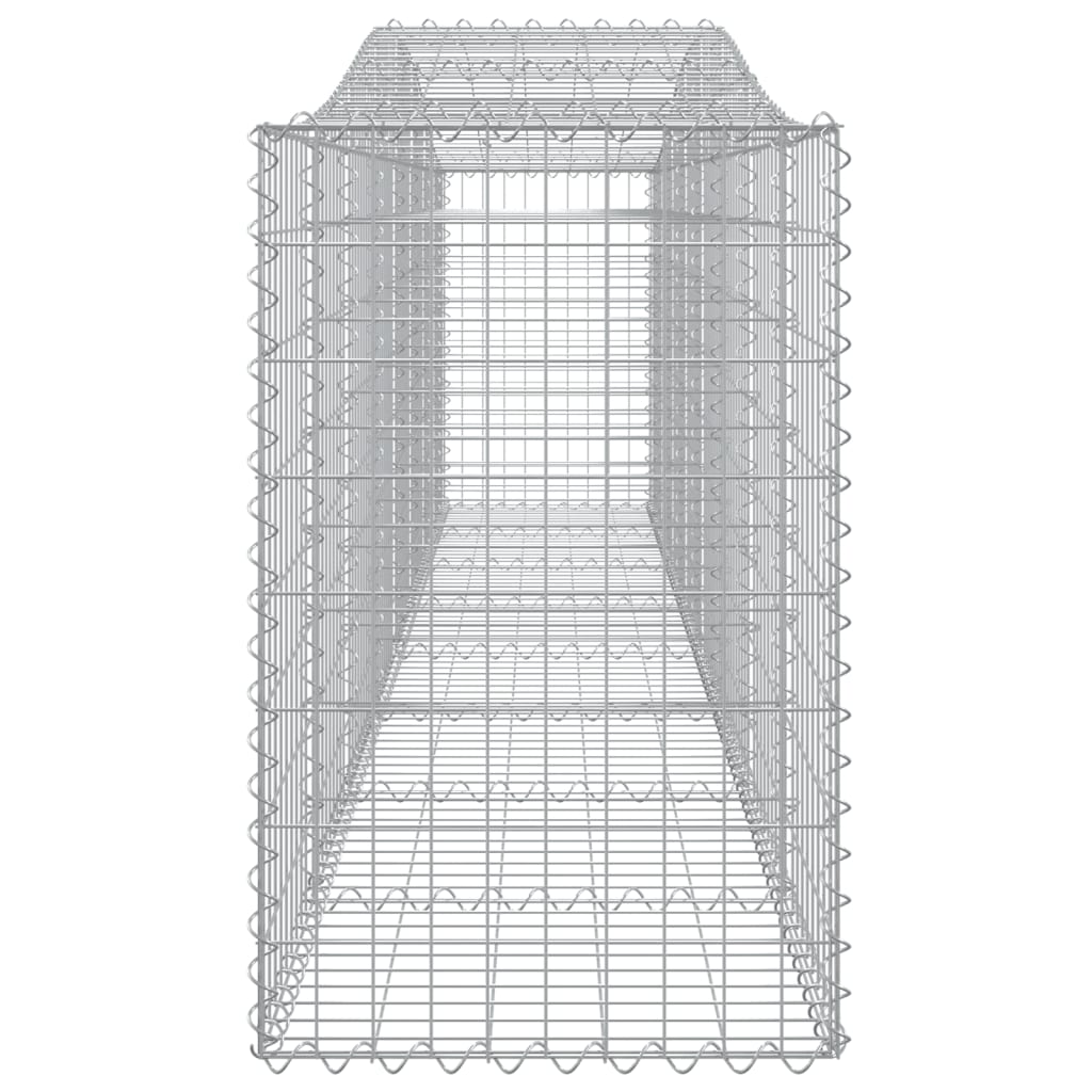 Cestas De Gaviones 25 Uds Forma De Arco Hierro 400x50x80/100 Cm_4