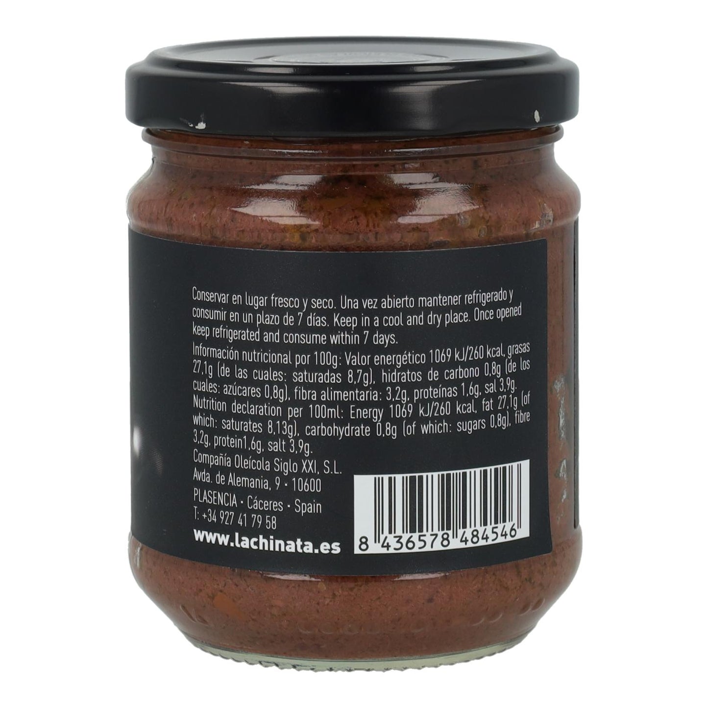 Crema de Aceitunas Negras La Chinata 180 g