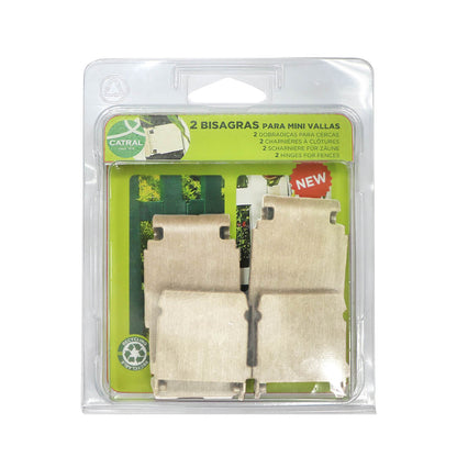 Pack 2 Bisagras Clickfence Blanco Nortene_0