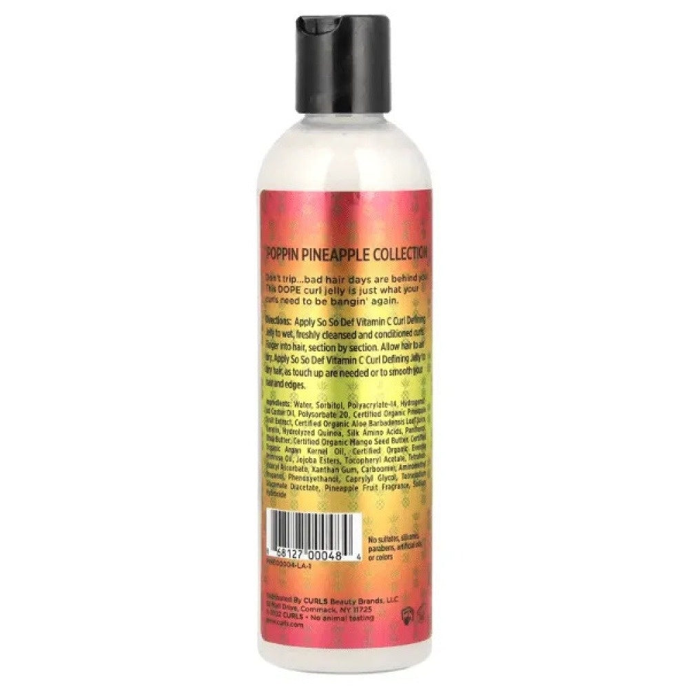 Curls Poppin Pineaple So So Def Vitamin C Curl Defining Jelly 236ml_1