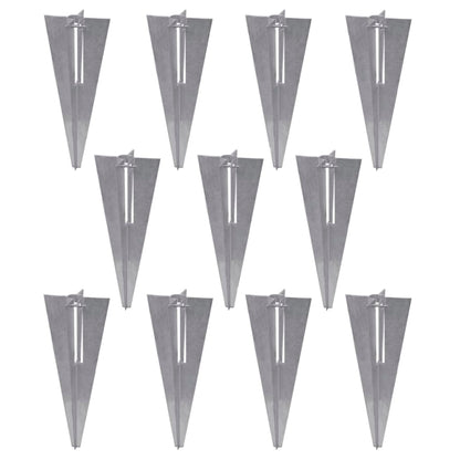 Valla Metálica Con Estacas Postes Acero Galvanizado 25x1,5 M / Vetonek_2
