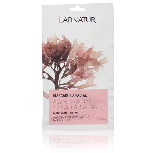 Mascarilla Facial Algas Marinas y Arcilla Labnatur 15 ml | Detox Purificante | Control Grasa | Limpieza Profunda_0
