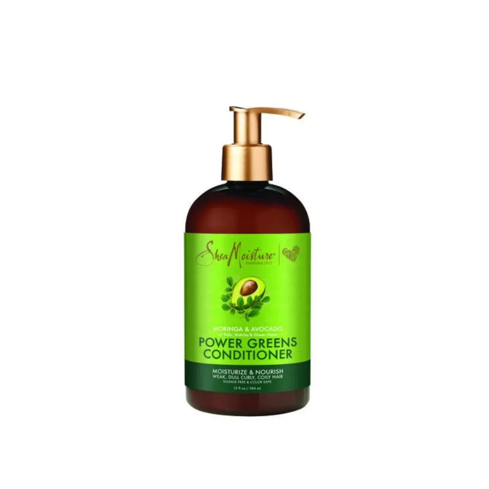 Acondicionador Power Greens Moringa Y Aguacate Shea Moisture 384ml_0