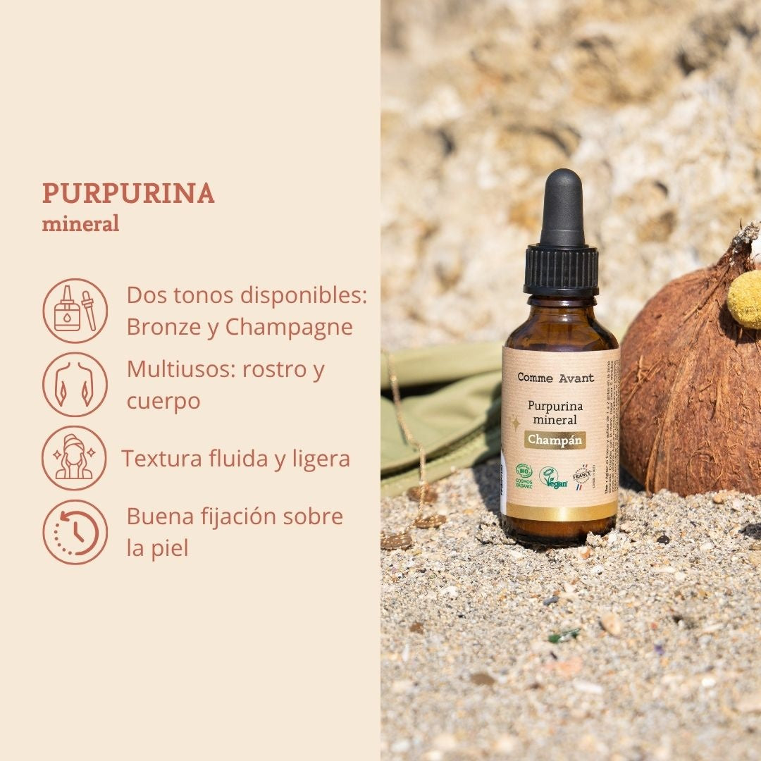 Purpurina mineral Bronce Comme Avant 30 g
