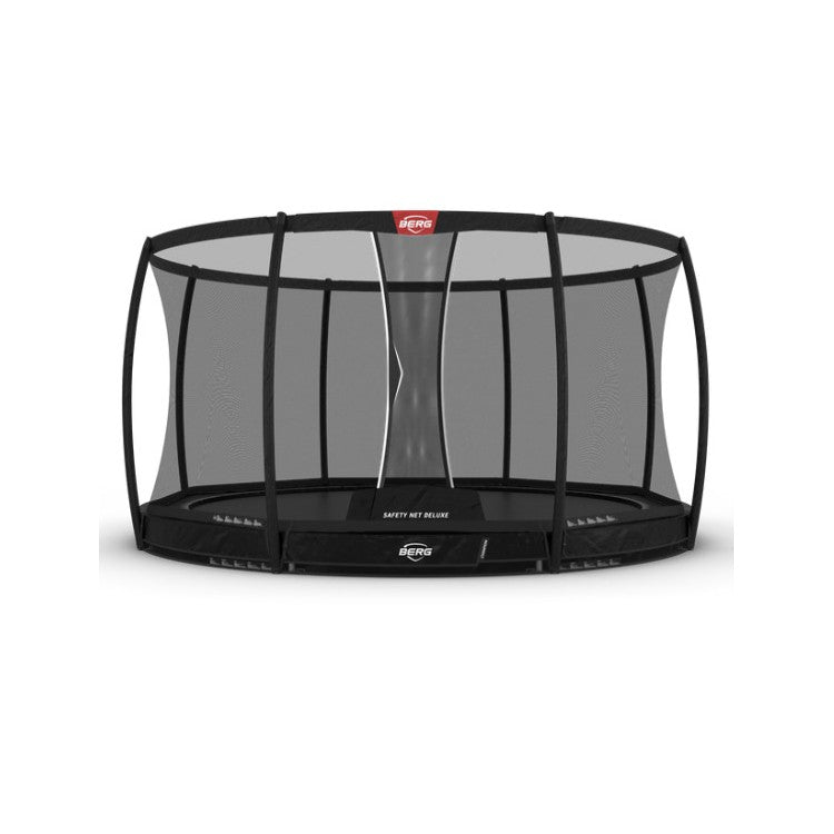 Cama Elastica Berg Inground Champion 380 + Red Deluxe Negro._0