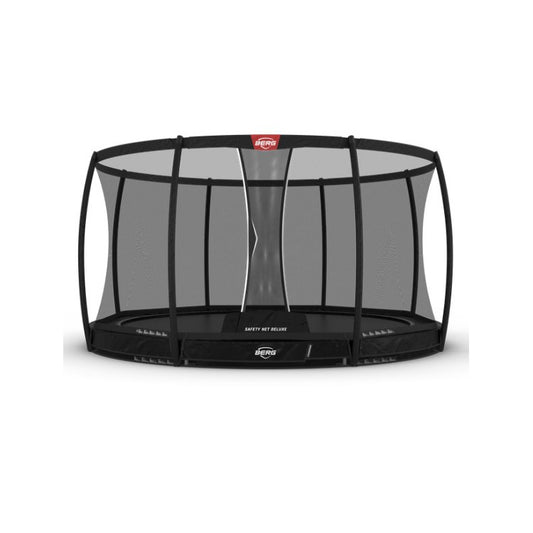 Cama Elastica Berg Inground Champion 380 + Red Deluxe Negro._0
