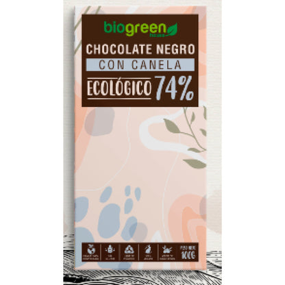 Tableta Chocolate Negro 74% Ecológico 100 Gr Mora_2