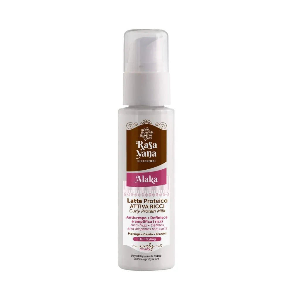 Latte Proteico Activa Rizos Rasayana Biocosmesi Cabello Alaka 100ml_0