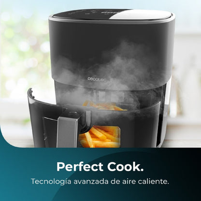 Freidora De Aire Sin Aceite De 6'5l Cecofry Fantastik Window 6500 Pack Ventana 1700w, Tecnología Perfectcook, 12 Modos De Cocinado, Táctil, Regulabl_4