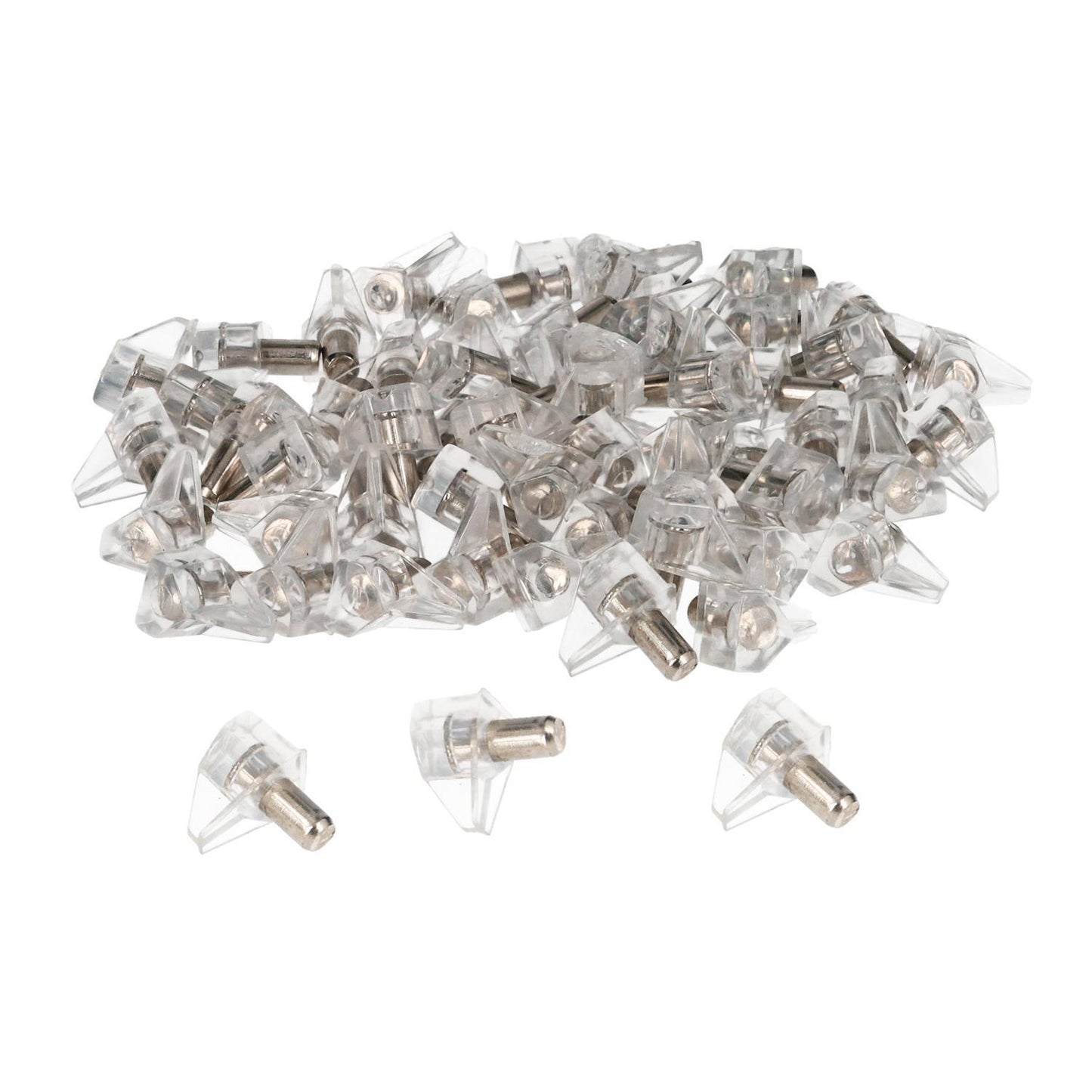 Soporte De Plastico Con Anclaje Metalico 5 Ø Mm. Para Estanterias / Estantes (caja 100 Unidades)_0