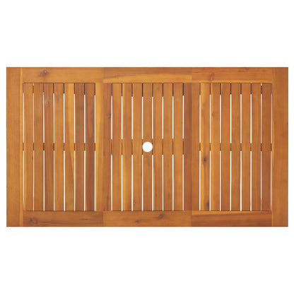 Vidaxl Set De Comedor De Jardín 5 Piezas Madera Maciza De Acacia_4