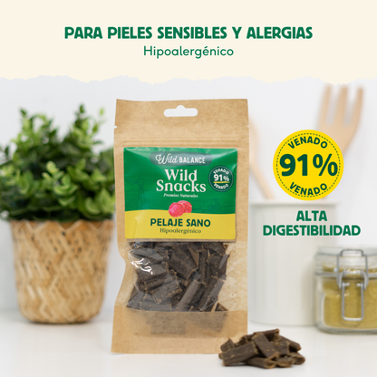 Wild Snacks Pelaje Sano Hipoalergénico Wild Balance