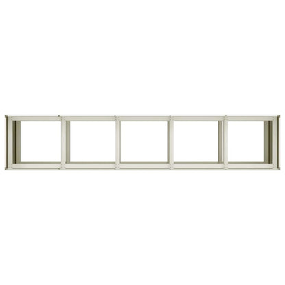 Jardinera De Acero Laminado En Frío Blanco 200x40x80 Cm_4