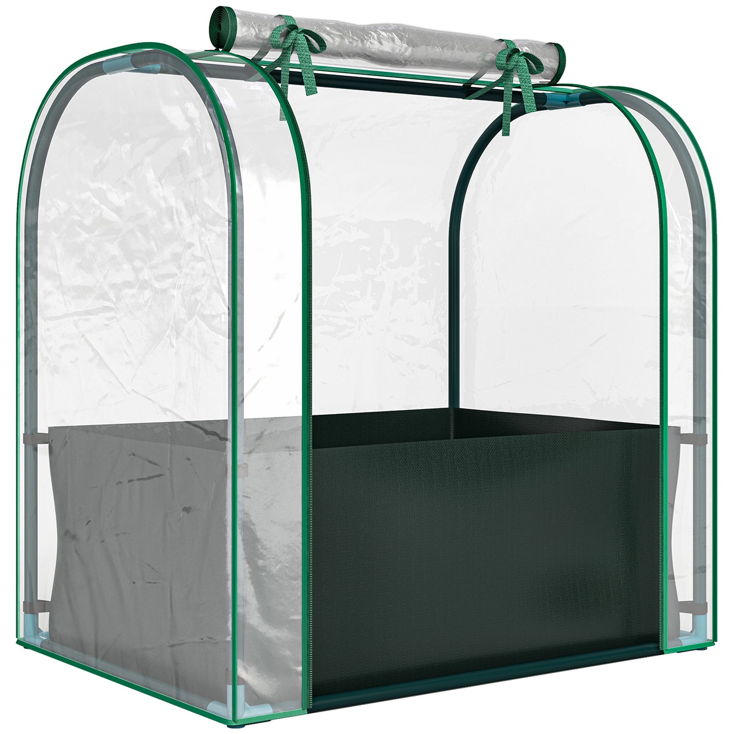 Outsunny Mini Invernadero Con Bolsa Para Plantar 68x50x70 Cm Para Jardín Verde_0