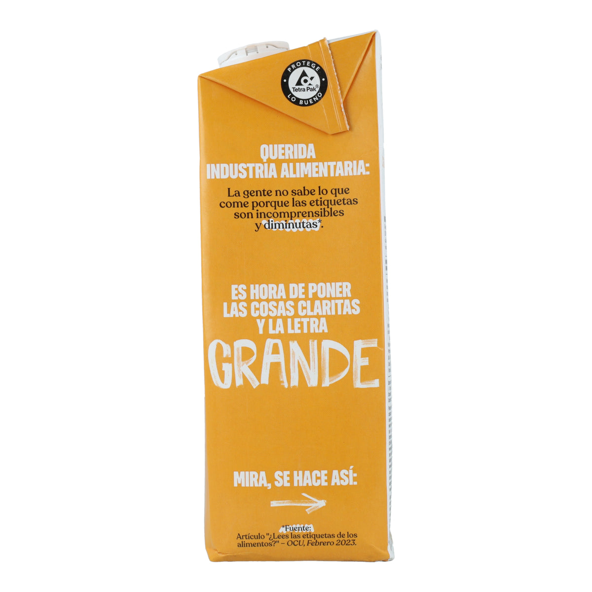 Bebida de Avena con Calcio sin gluten YOSOY 1L