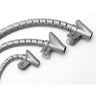 Organizador Cables Con Clip Gris 15 Mm. 2,5 M.
