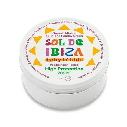 Crema Solar All in one-Bebés 0 meses SPF30 Sol de Ibiza BIO 100 g